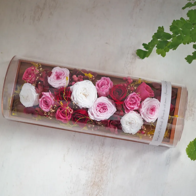 プリザーブドフラワー 上品に想いを残すフォーマルギフト