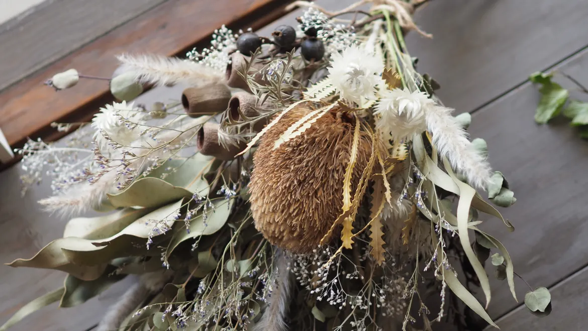 暮らしを彩る花 ドライフラワーのナチュラルインテリア